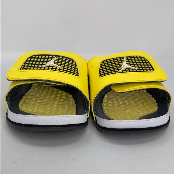 Air Jordan Hydro IV 4 Retro Lightning SN4238-701 Men’s Slides - Size 12